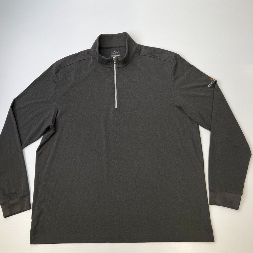 Greg Norman Sweater Men Extra Large Quarter Zip Sweatshirt Golf Classic Core Go